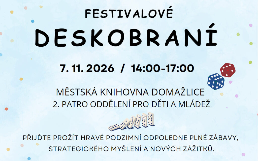 Festivalové Deskobraní v knihovně!